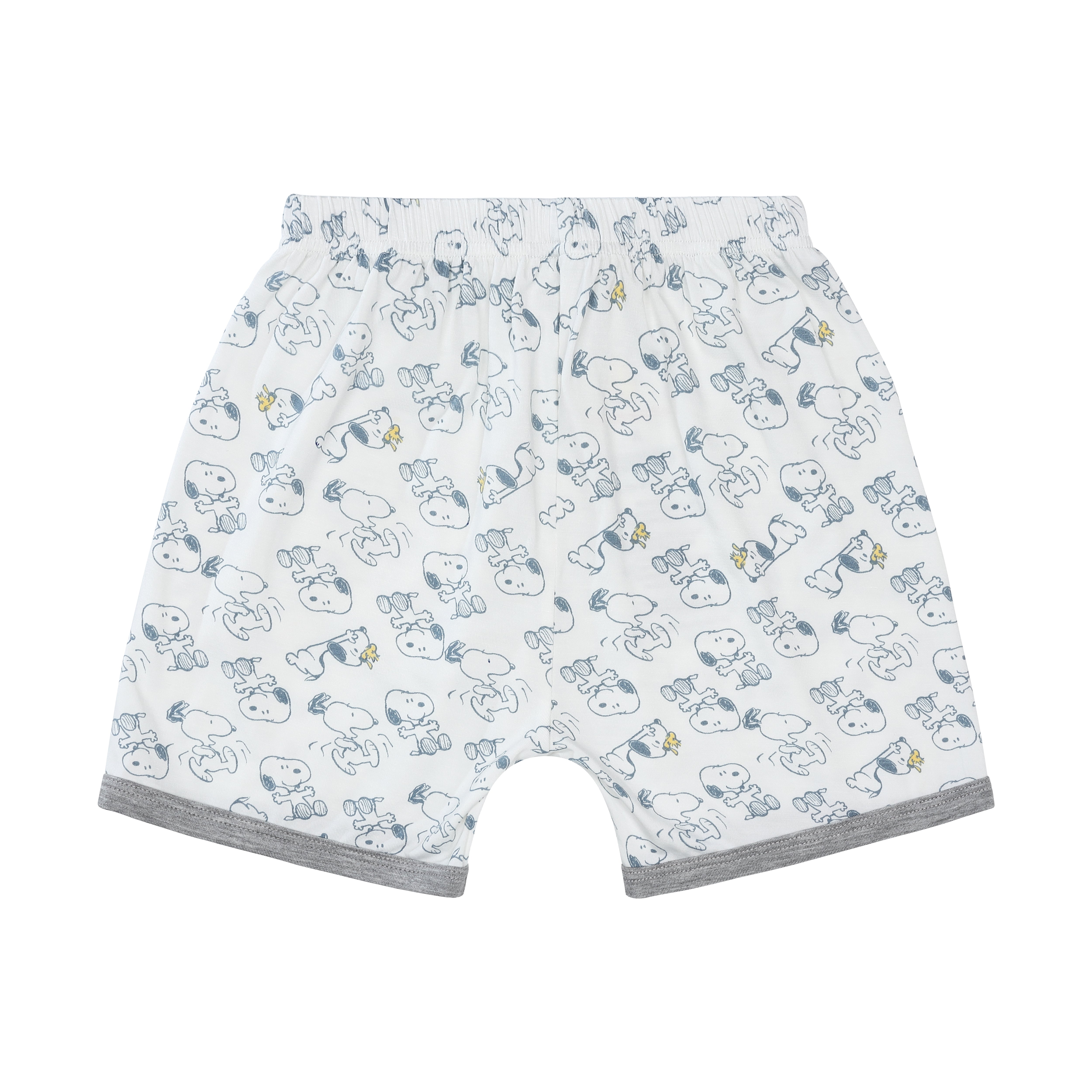 Short Sleeve Shirt S05 Grey + Shorts S02 White