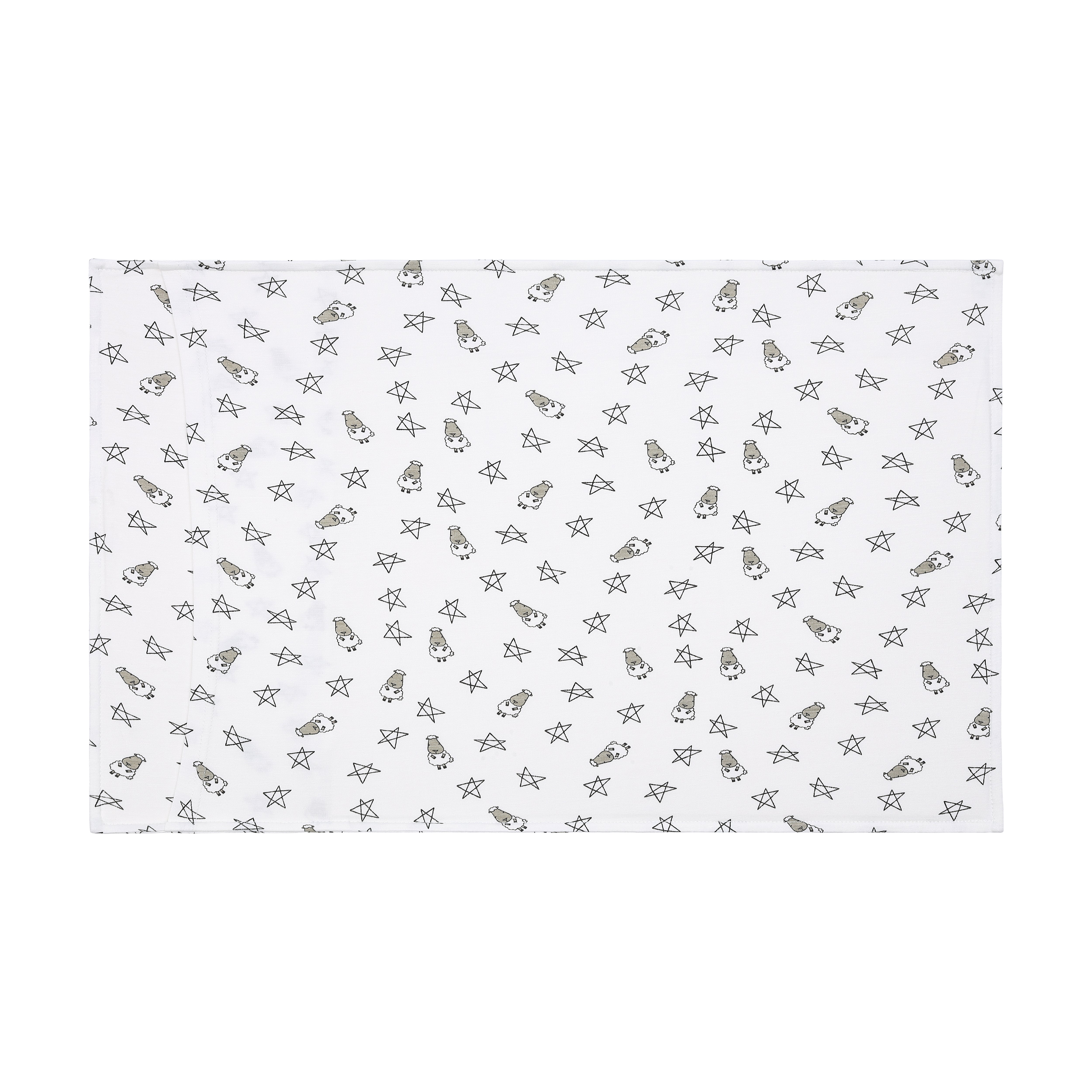 Head Pillow Case Small Star & Sheepz White - Kids