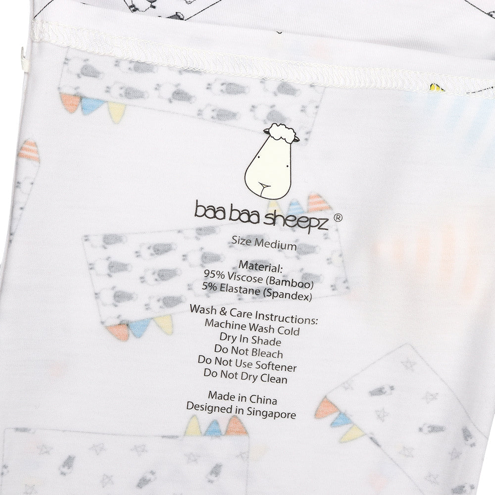 Bed-Time Buddy Case Buddy-Me Everywhere Milk Color & Stripe tag - Medium