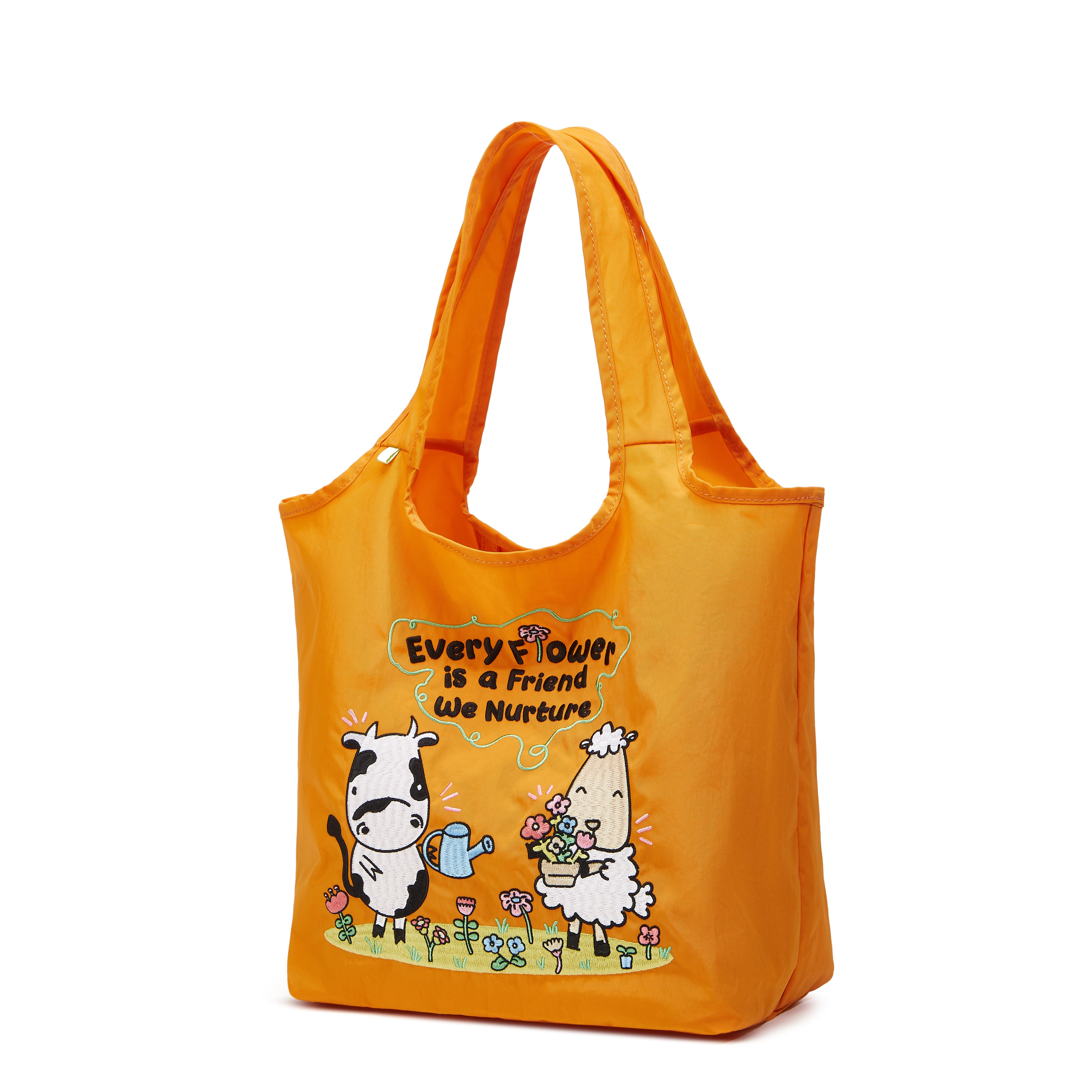 Moo Moo Kow Shopping Bag 008 Orange - Small