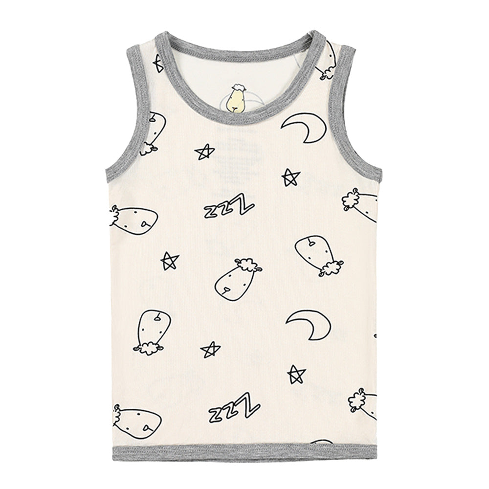 Sleeveless Shirt Sweet Dreams Baa Baa Yellow