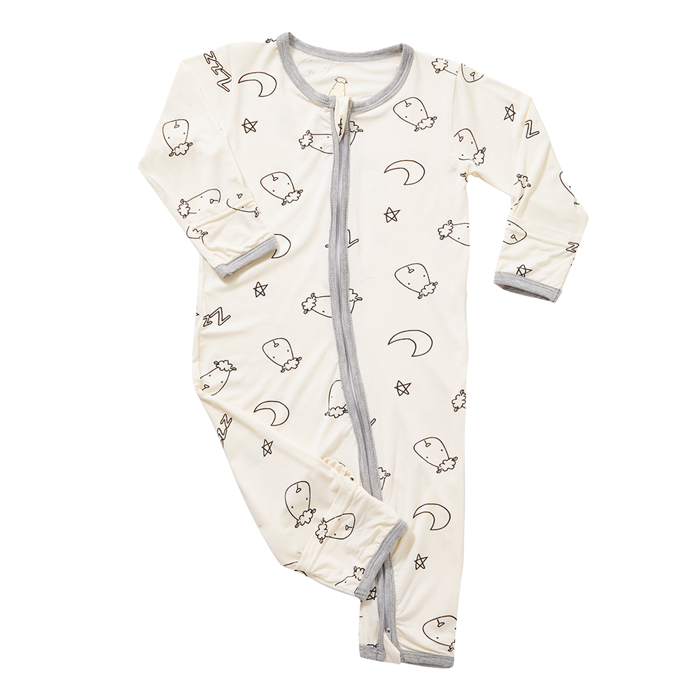 Romper Zip Sweet Dreams Baa Baa Yellow