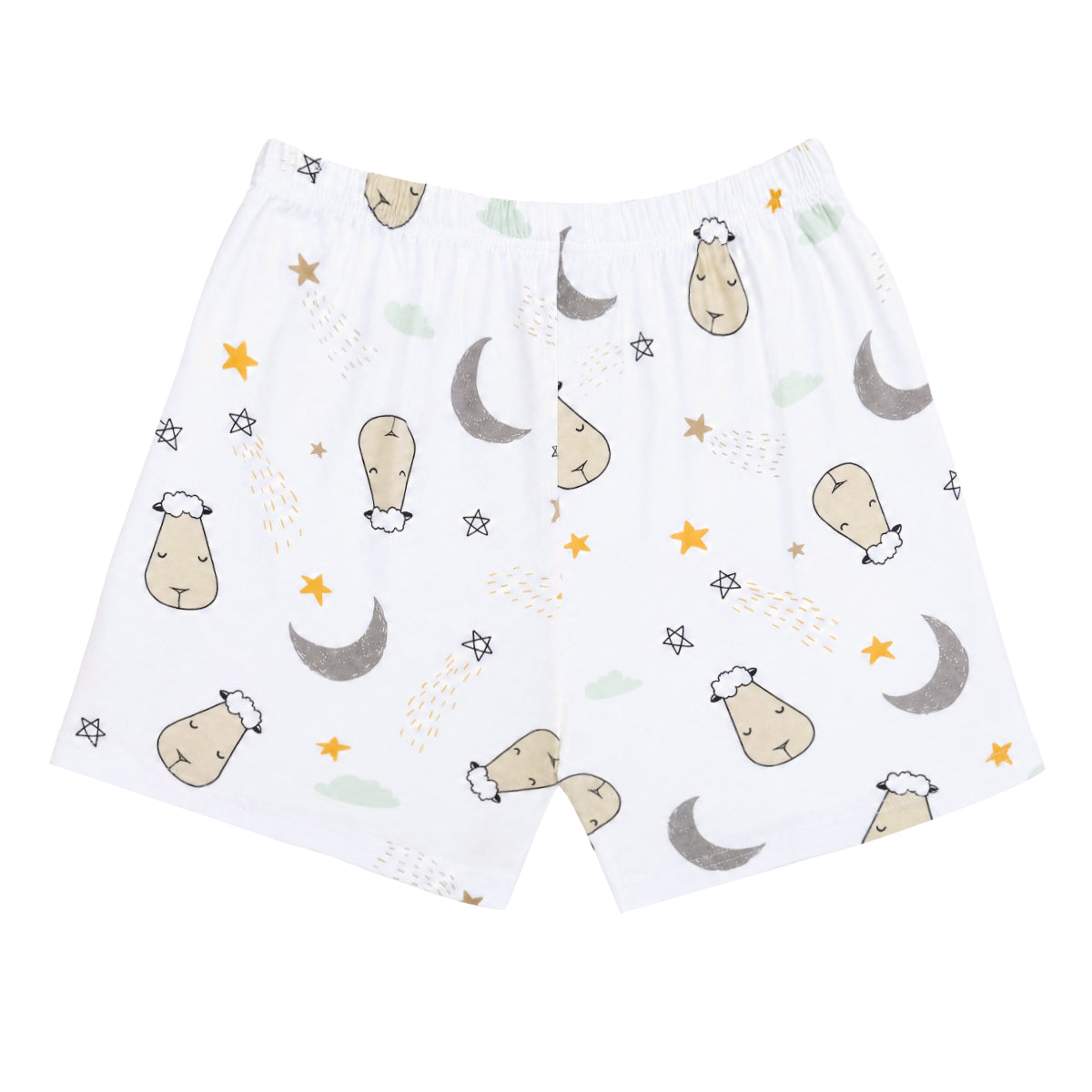 Women Short Goodnight Baa Baa White