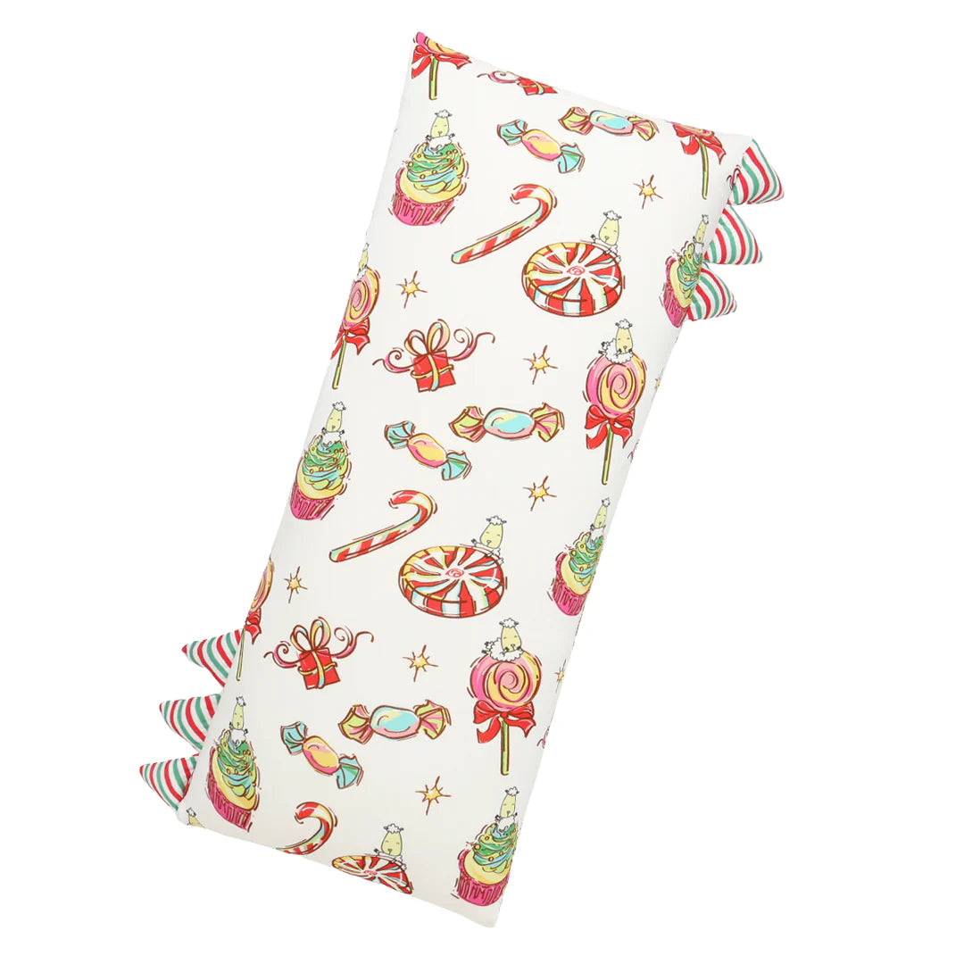 Bed-Time Buddy™ Christmas 3 White with Stripe tag - Medium (size 18x38cm)