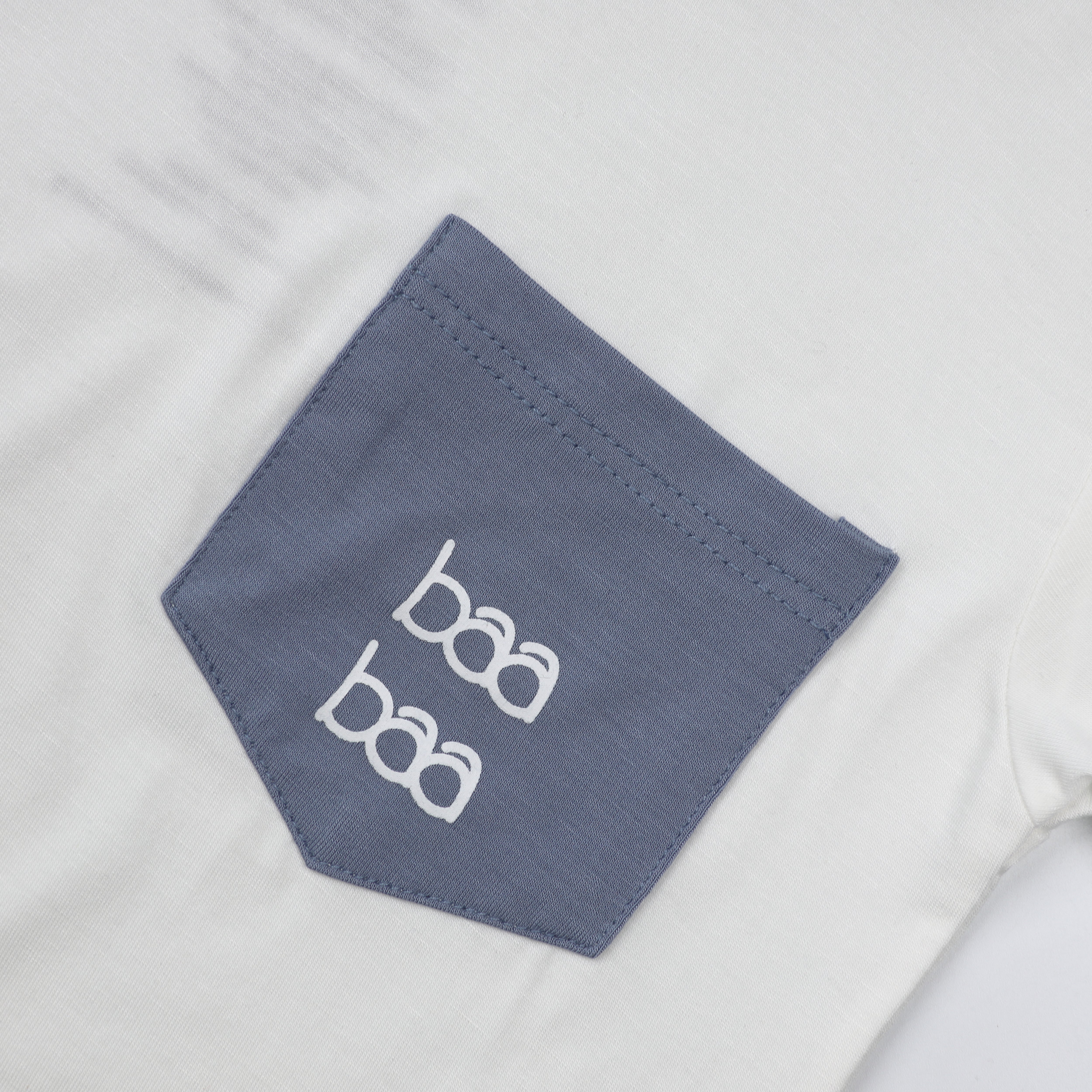 Short Sleeve Shirt S32 White + Pants S32 Blue