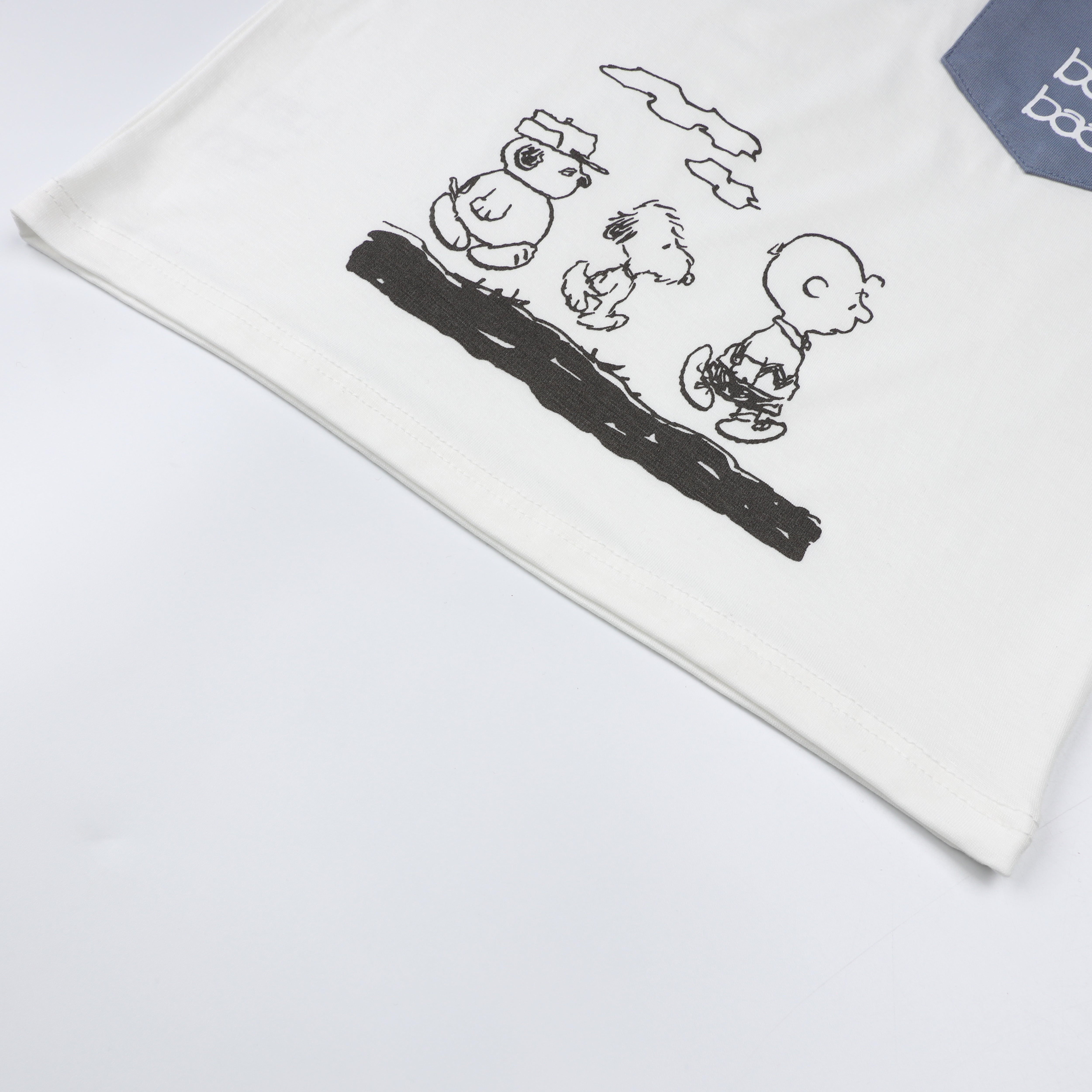 Short Sleeve Shirt S32 White + Pants S32 Blue