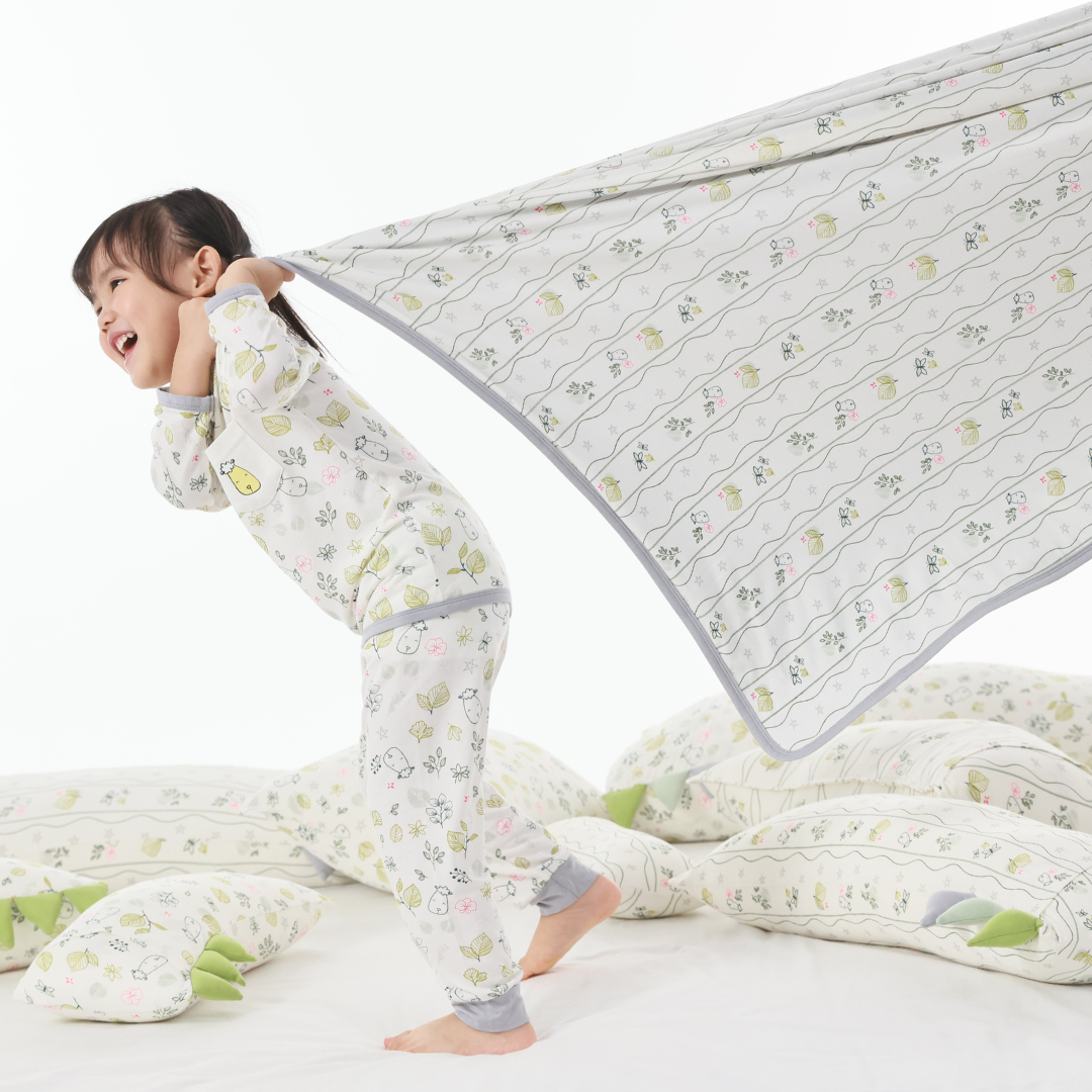 Single Layer Blanket Dream Garden B Cream - 4T