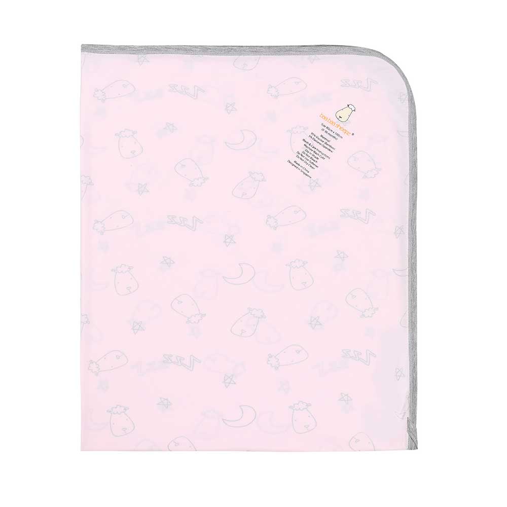 Single Layer Blanket Sweet Dreams Baa Baa Pink - 4T