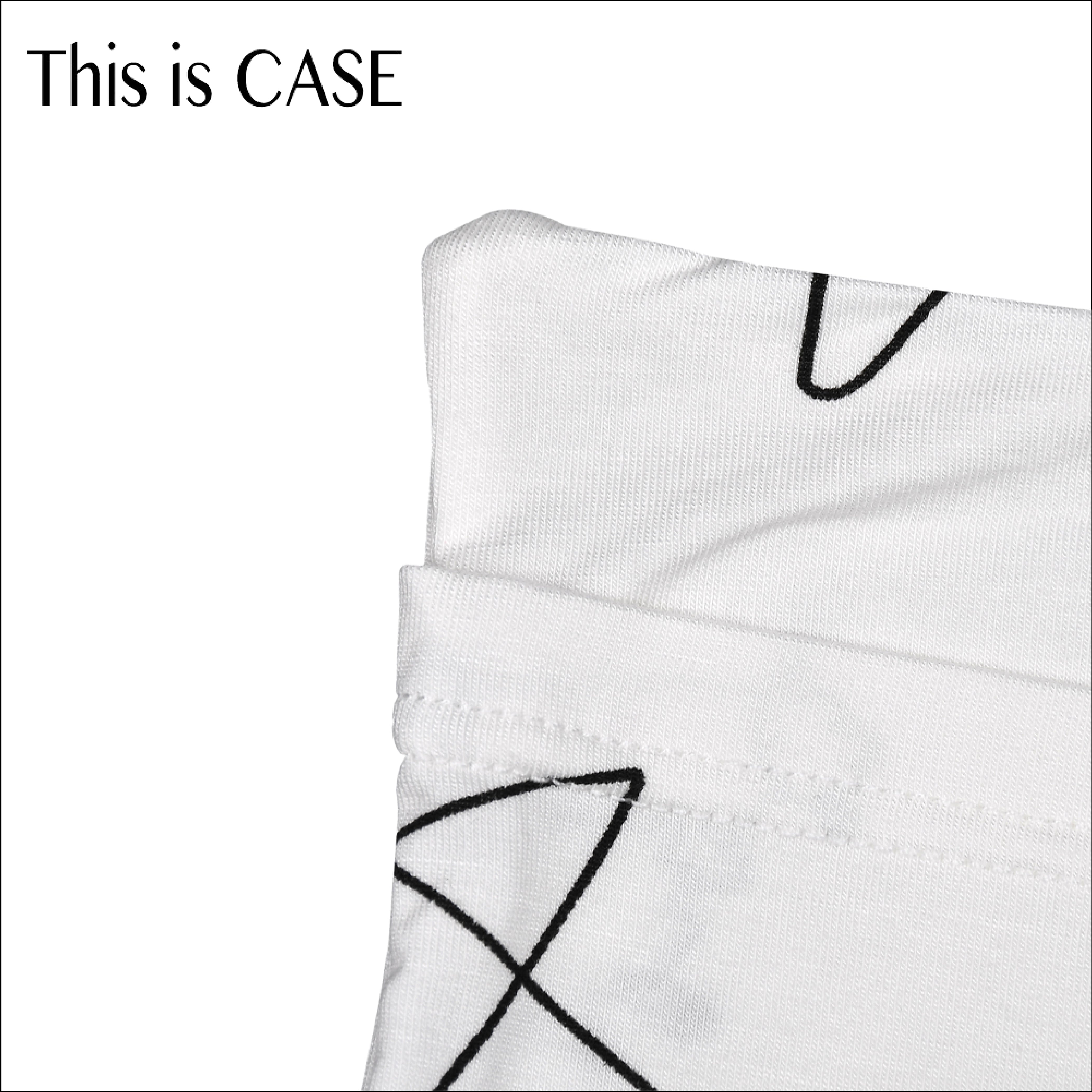 Bed-Time Buddy Case Cute Big Star & Sheepz White with Color tag - Medium