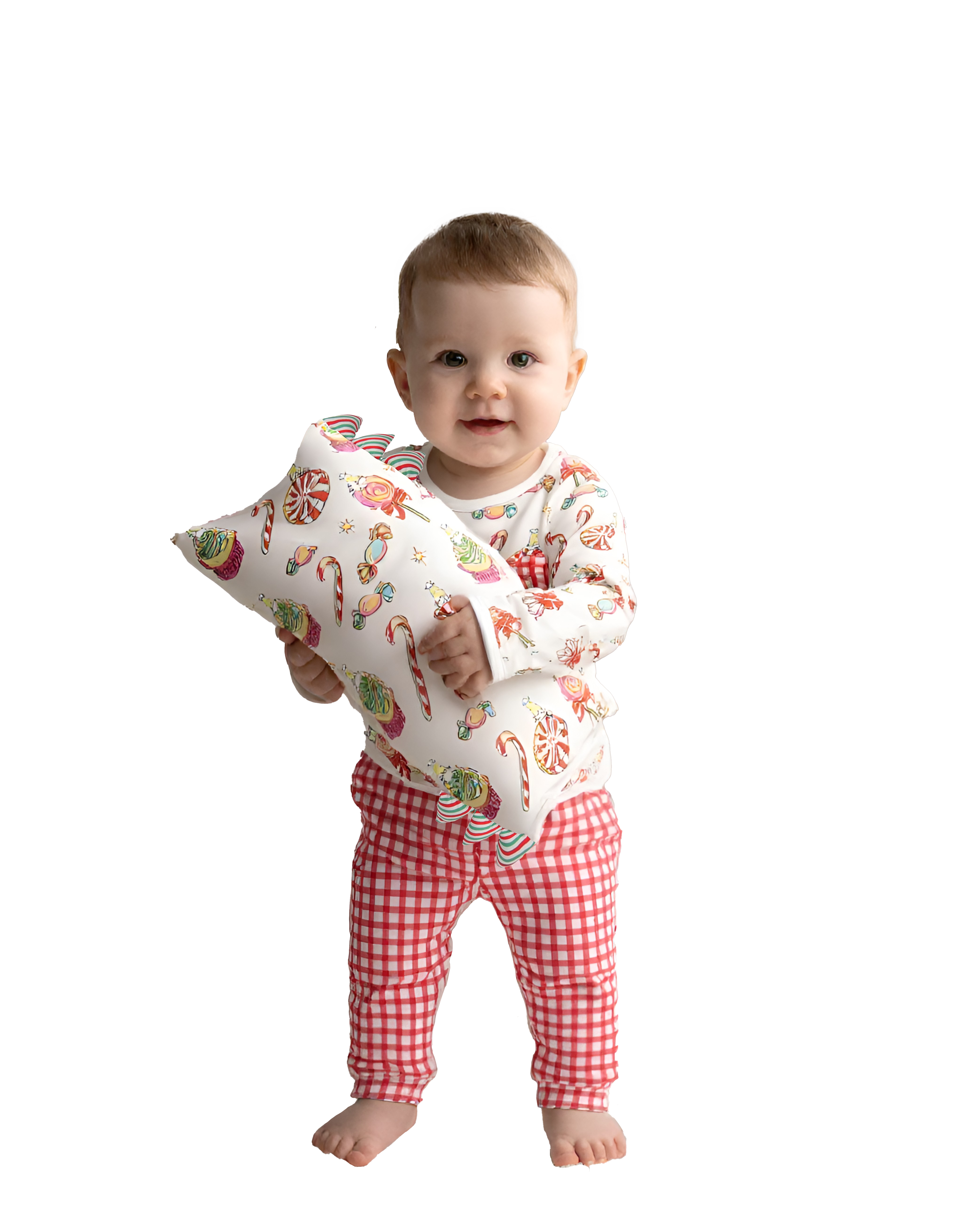 Bed-Time Buddy™ Christmas 3 White with Stripe tag - Medium (size 18x38cm)