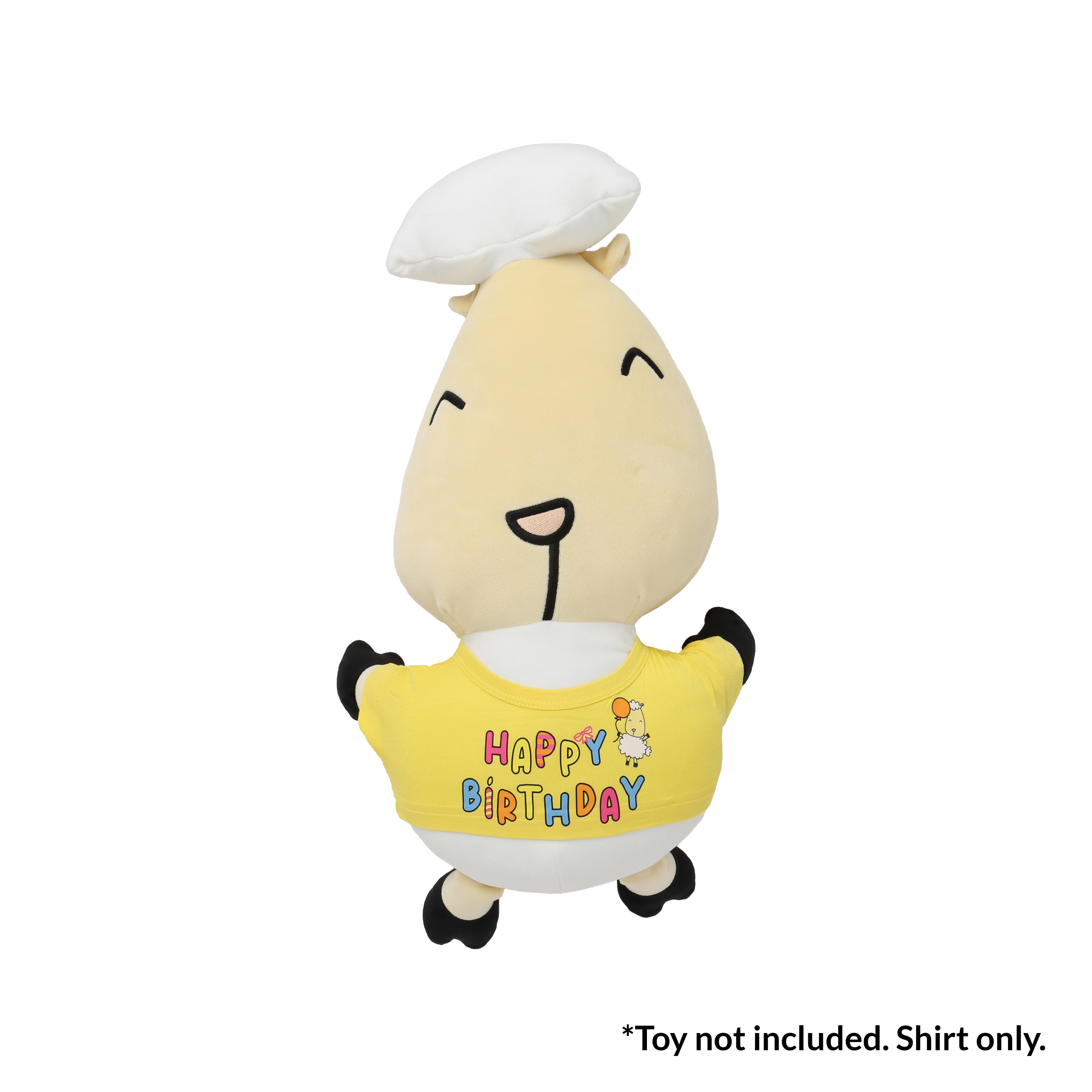 Toys Short Sleeve T-Shirt Happy Birthday Yellow Jumbo