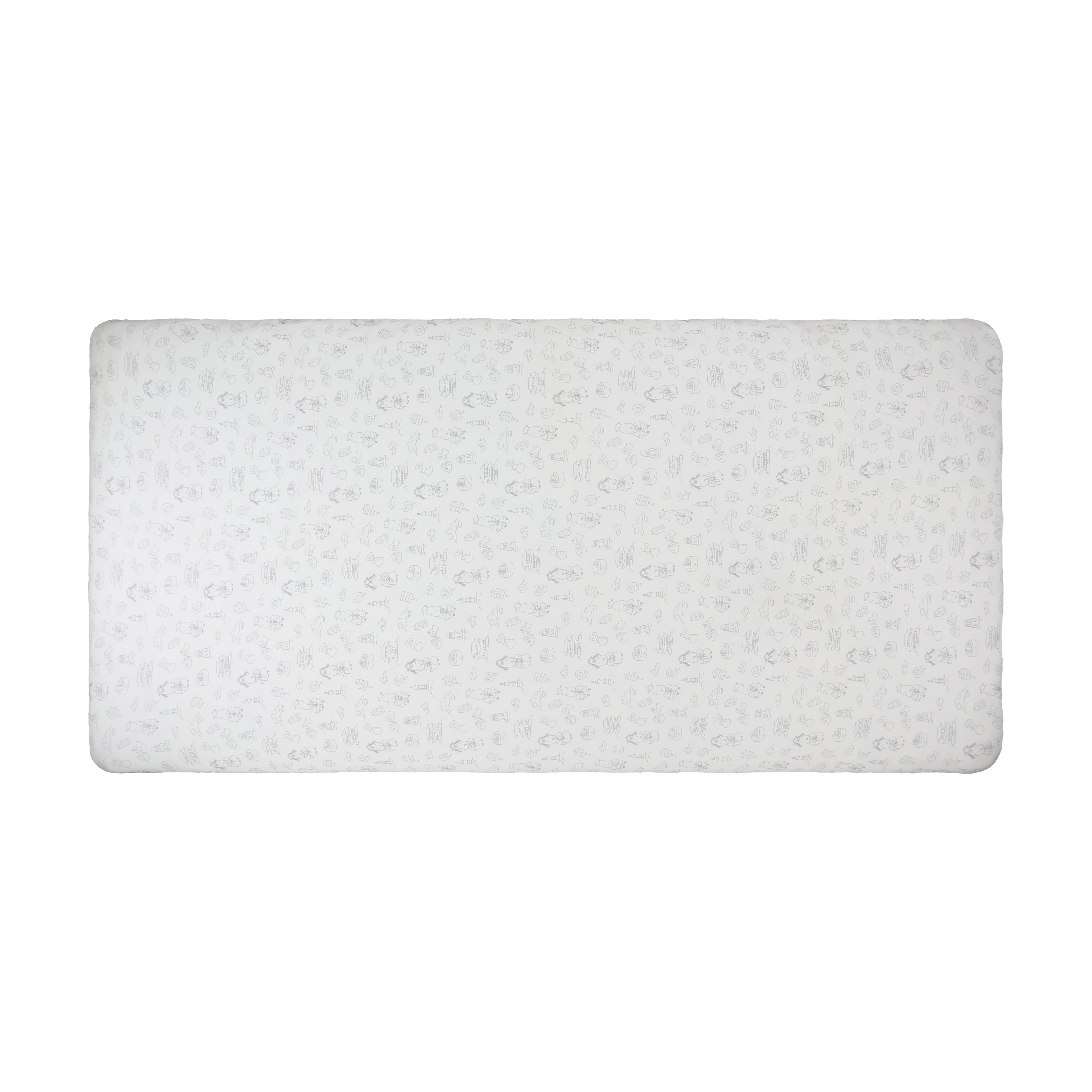 Mattress Sheet K03 White - Single Bed