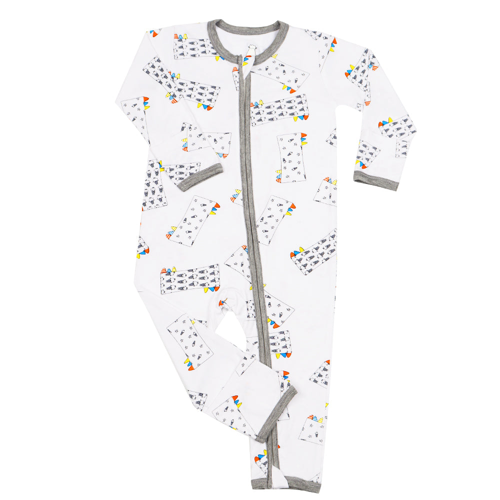 Romper Zip Buddy-Me Everywhere Milk