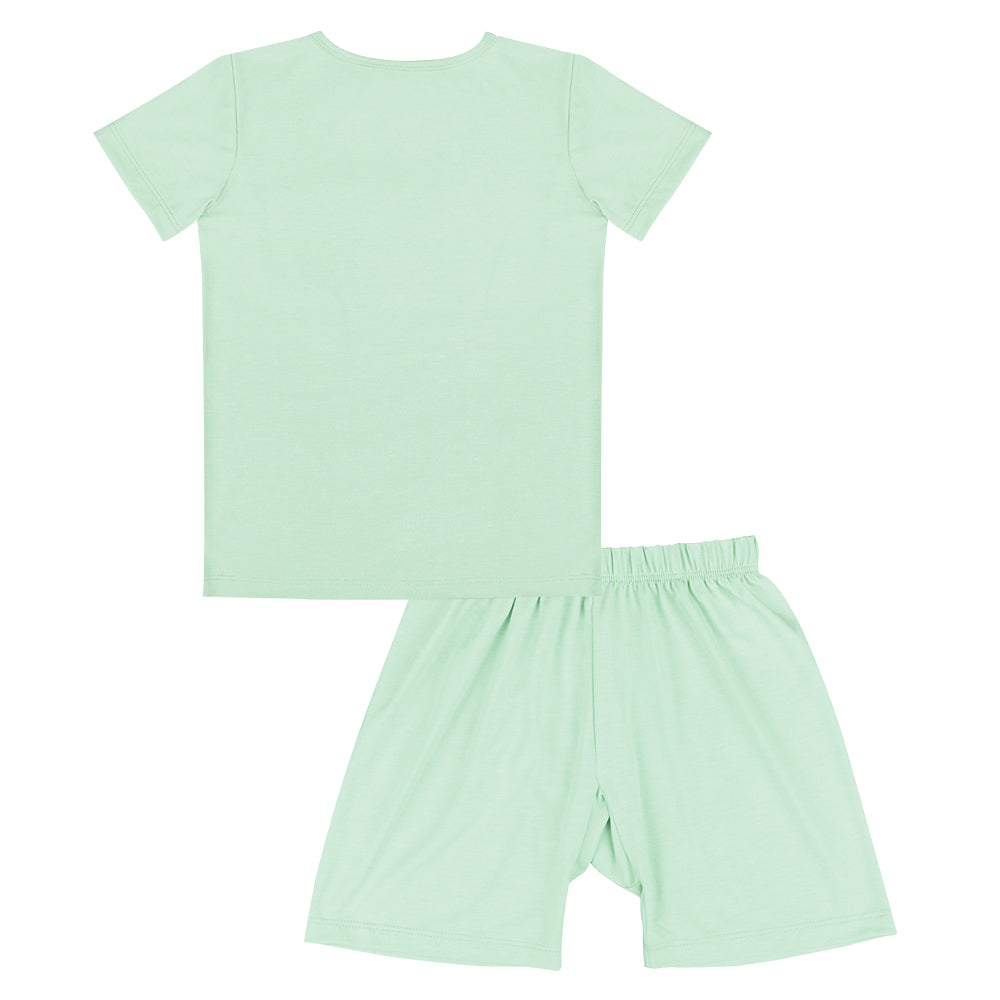 Short Sleeve Shirt Green + Shorts Green