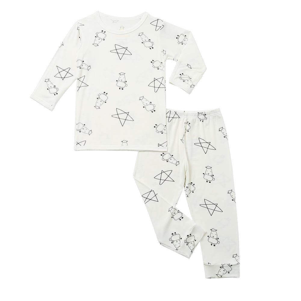 Pyjamas Set Cute Big Star & Sheepz White + Cute Big Star & Sheepz White