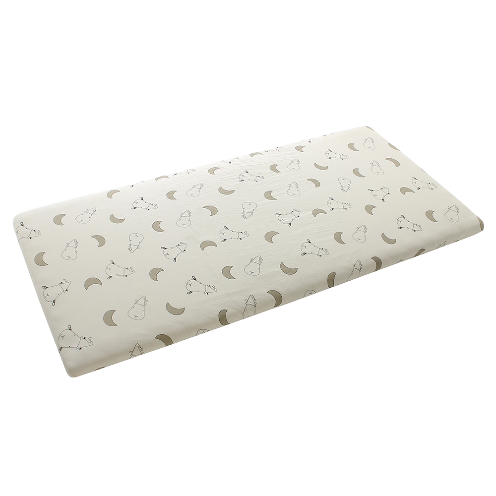 Mattress Sheet Big Moon & Sheepz Yellow