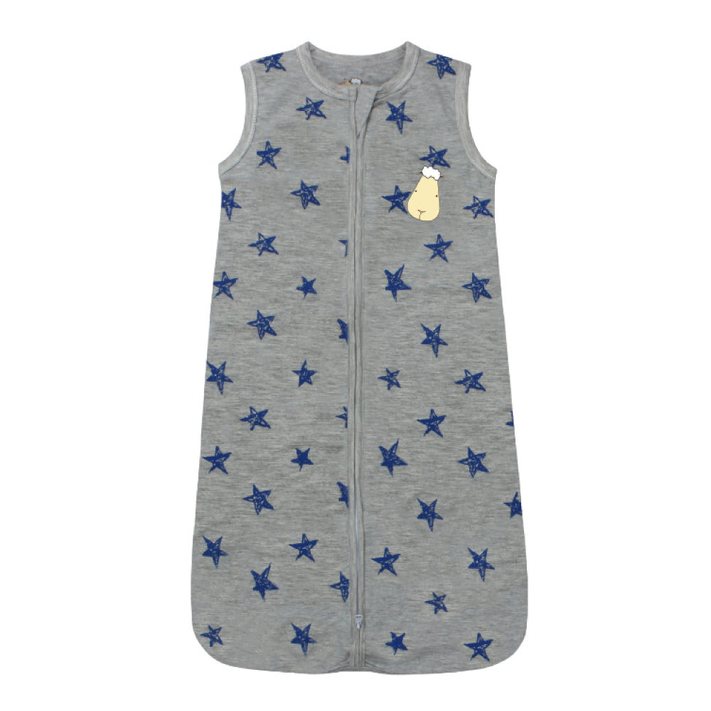 Wearable Blanket Zip Blue Star Grey