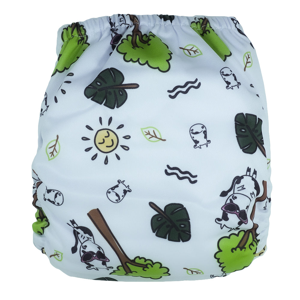 Cloth Diaper One Size Snap - Summer