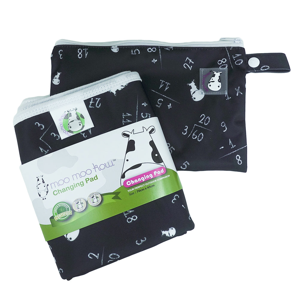 Changing Pad Travel Size Maths Black