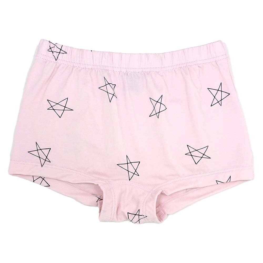 Girls Boxer A Small Star Light Pink-M