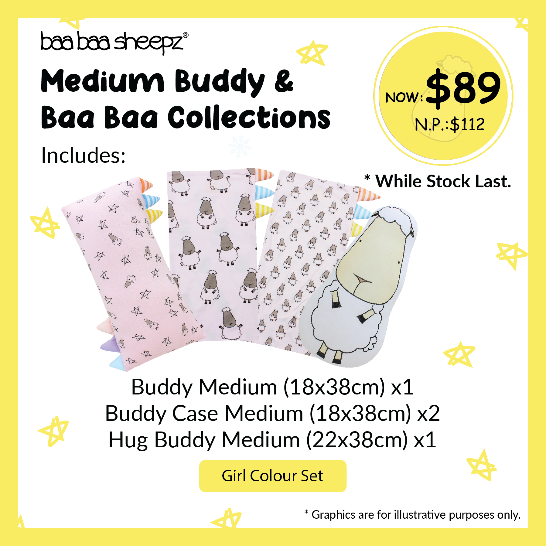 Baa Baa Sheepz Medium Buddy & Baa Baa Collections