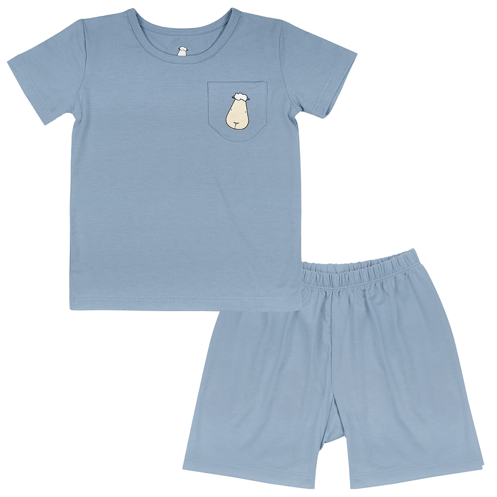 Short Sleeve Shirt Ocean + Shorts Ocean