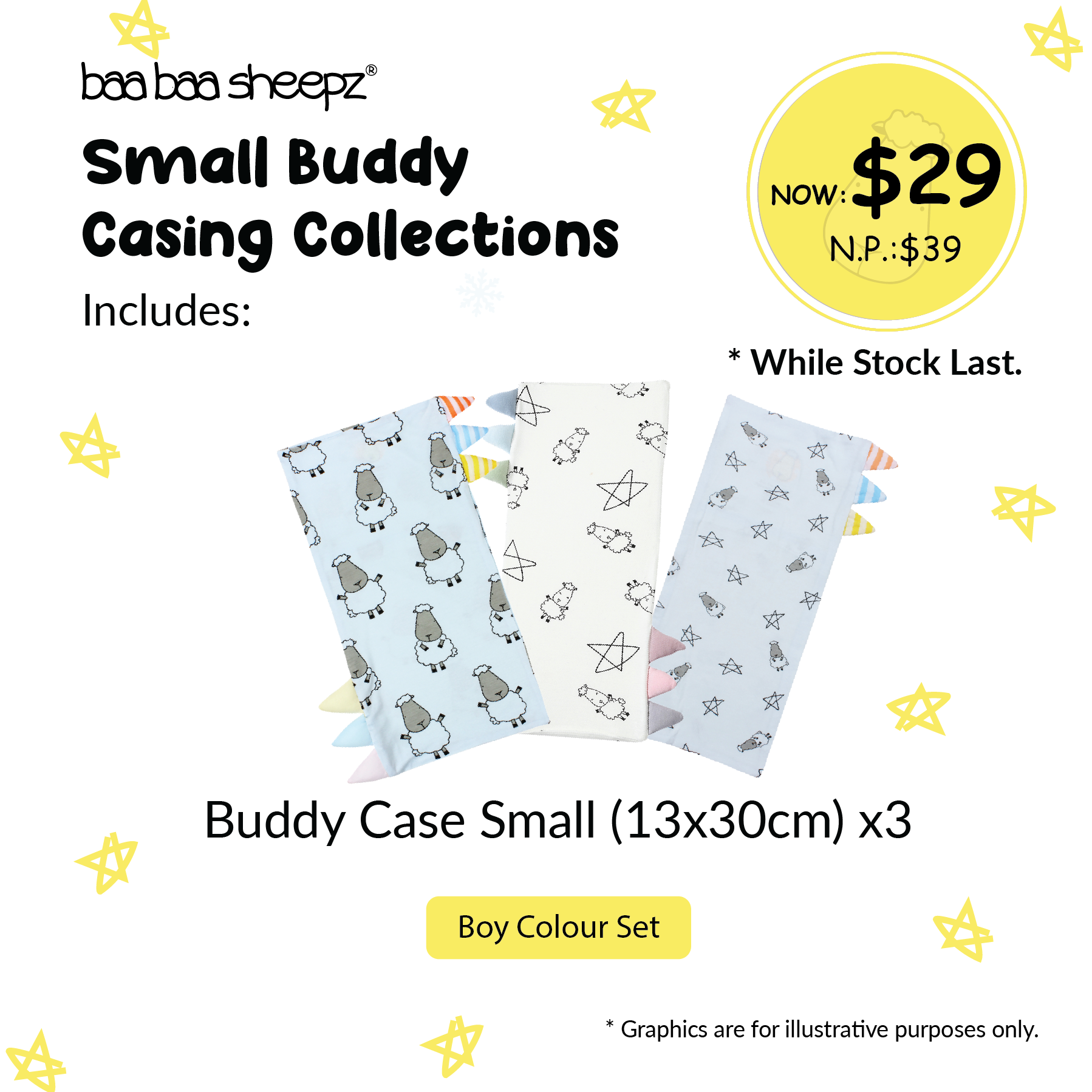 Baa Baa Sheepz Small Buddy Casing Collections