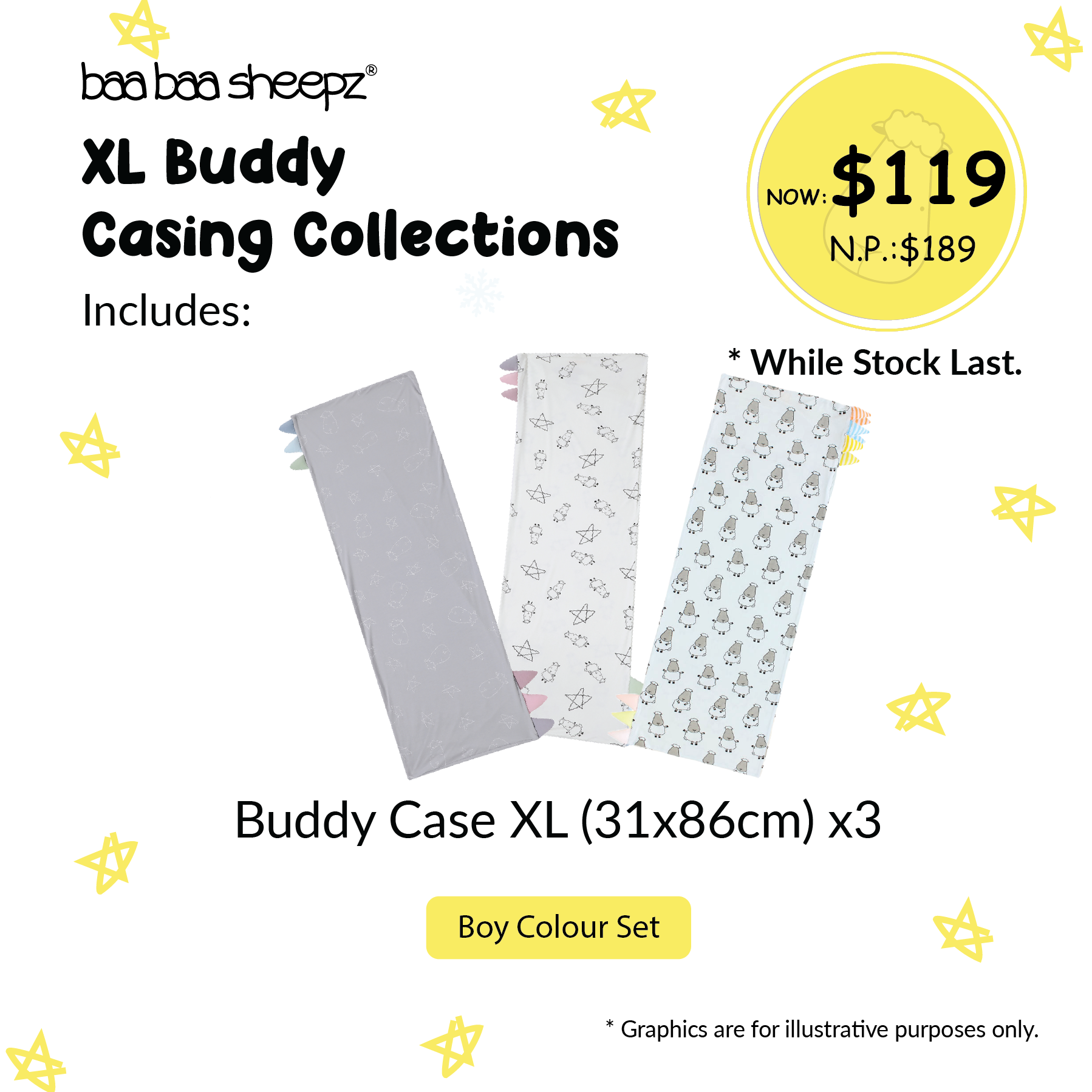 Baa Baa Sheepz XL Buddy Casing Collections