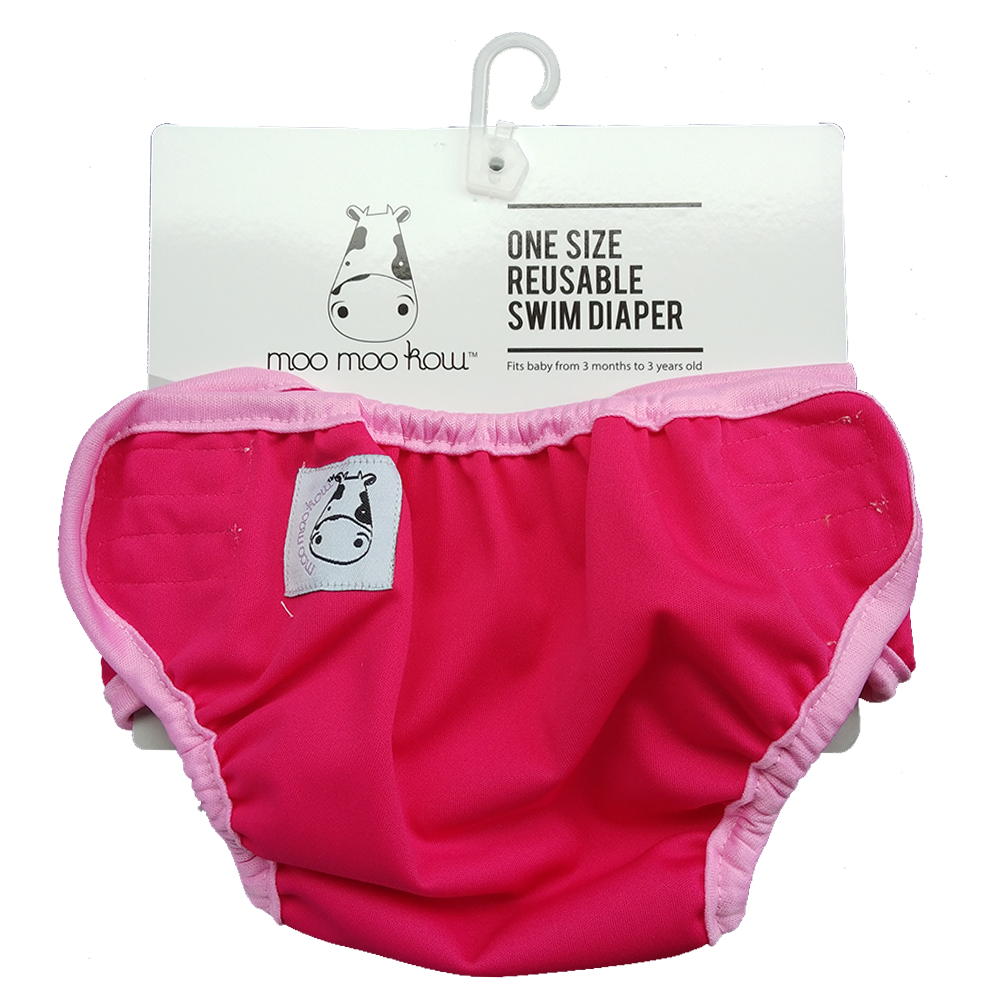 One Size Swim Diaper Candy Pink