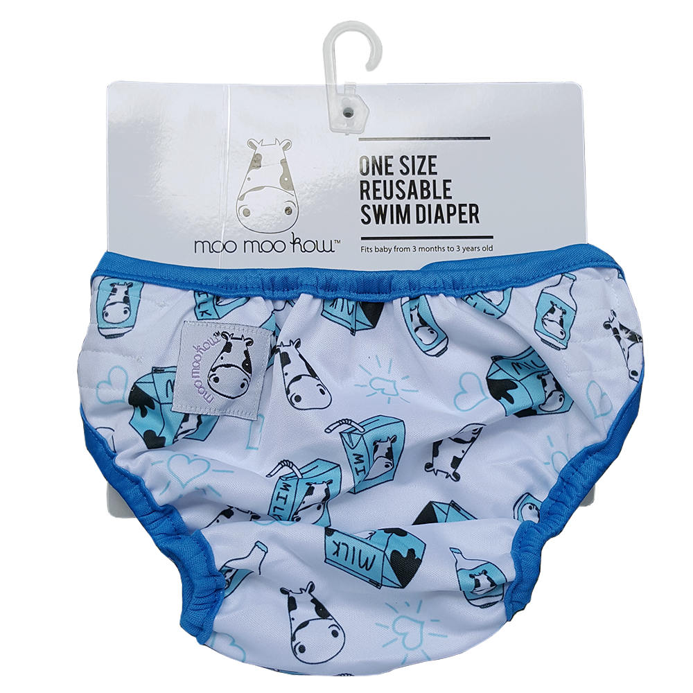 One Size Swim Diaper Milk Milk