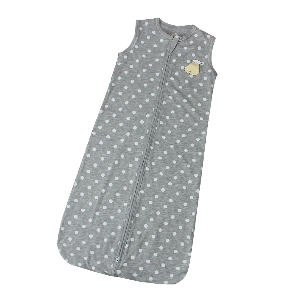 Wearable Blanket Zip Grey Polka Dot