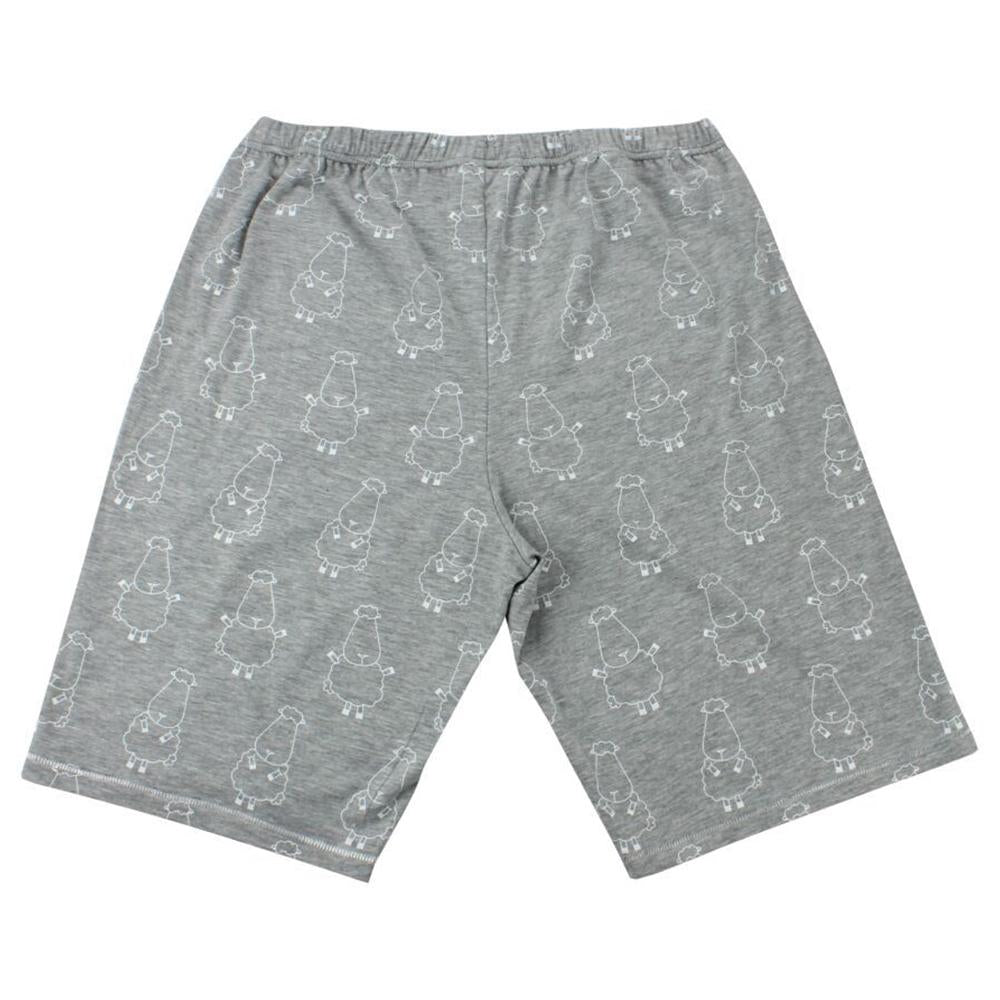 bamboo men short grey