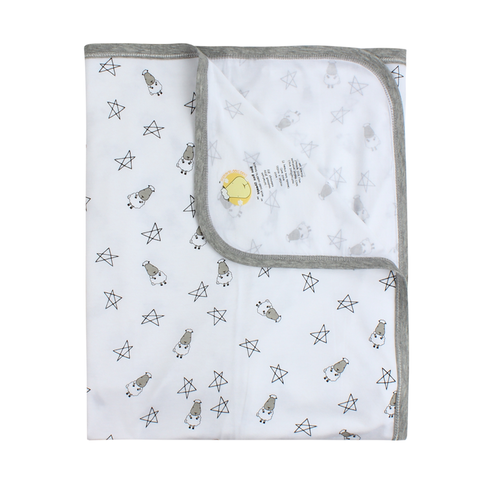 bamboo blanket baby white