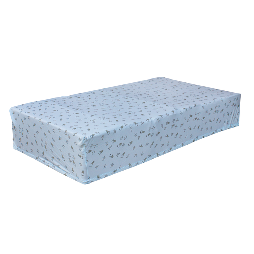 Mattress Sheet Blue Small Star & Sheepz