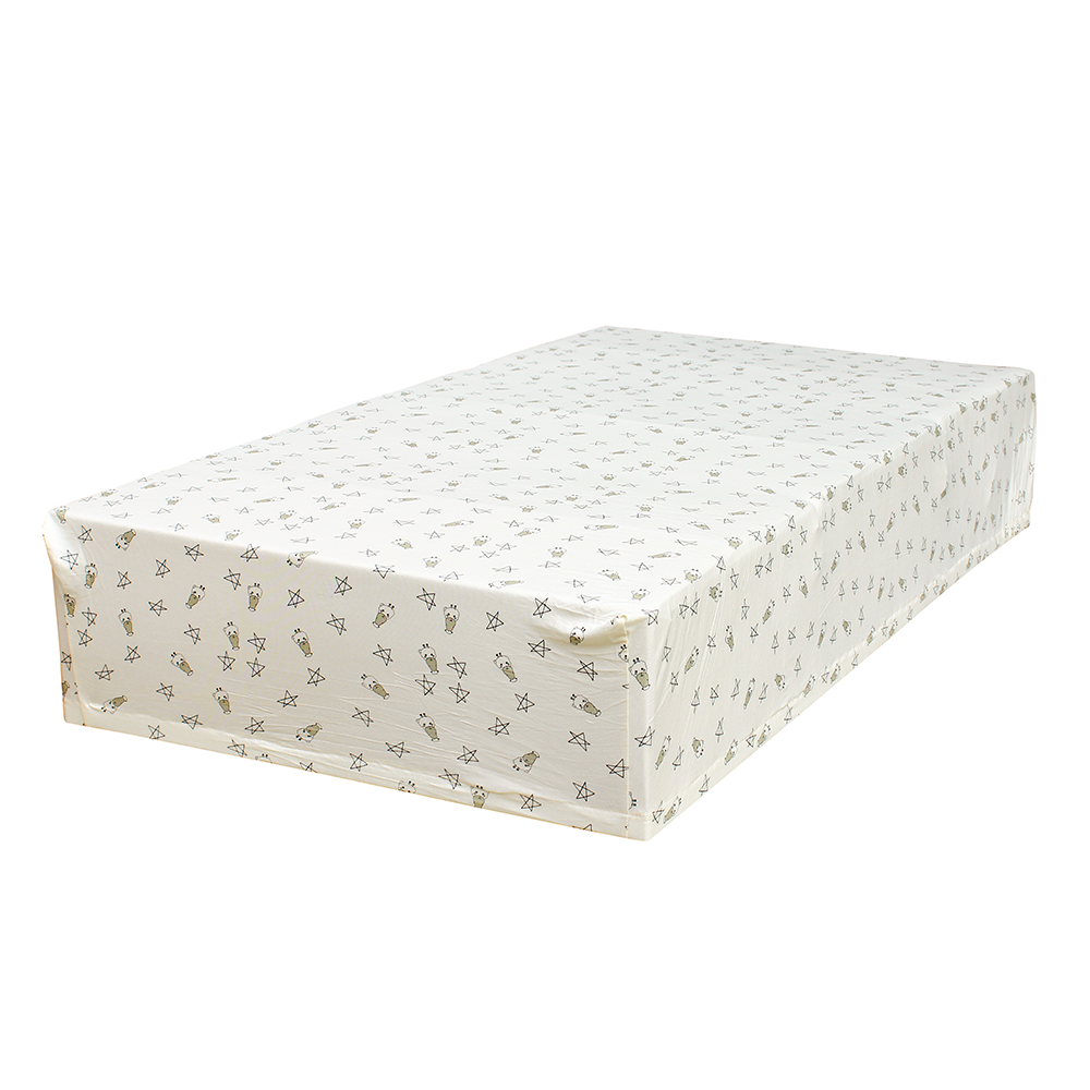 Mattress Sheet Yellow Small Star & Sheepz