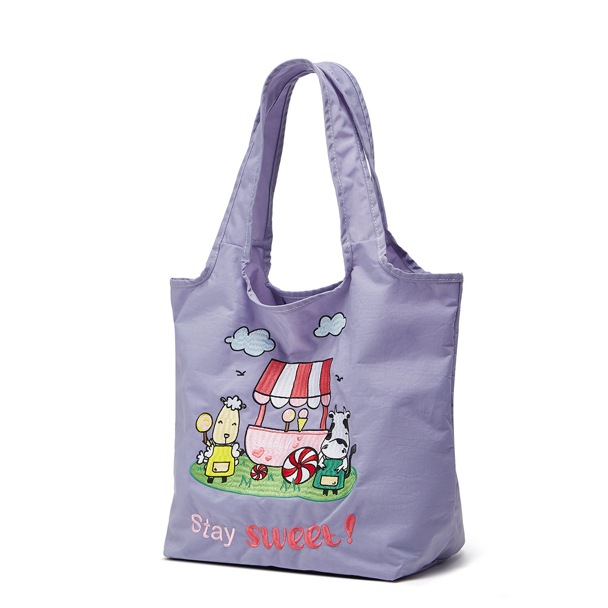Moo Moo Kow Shopping Bag 001 Purple - Small