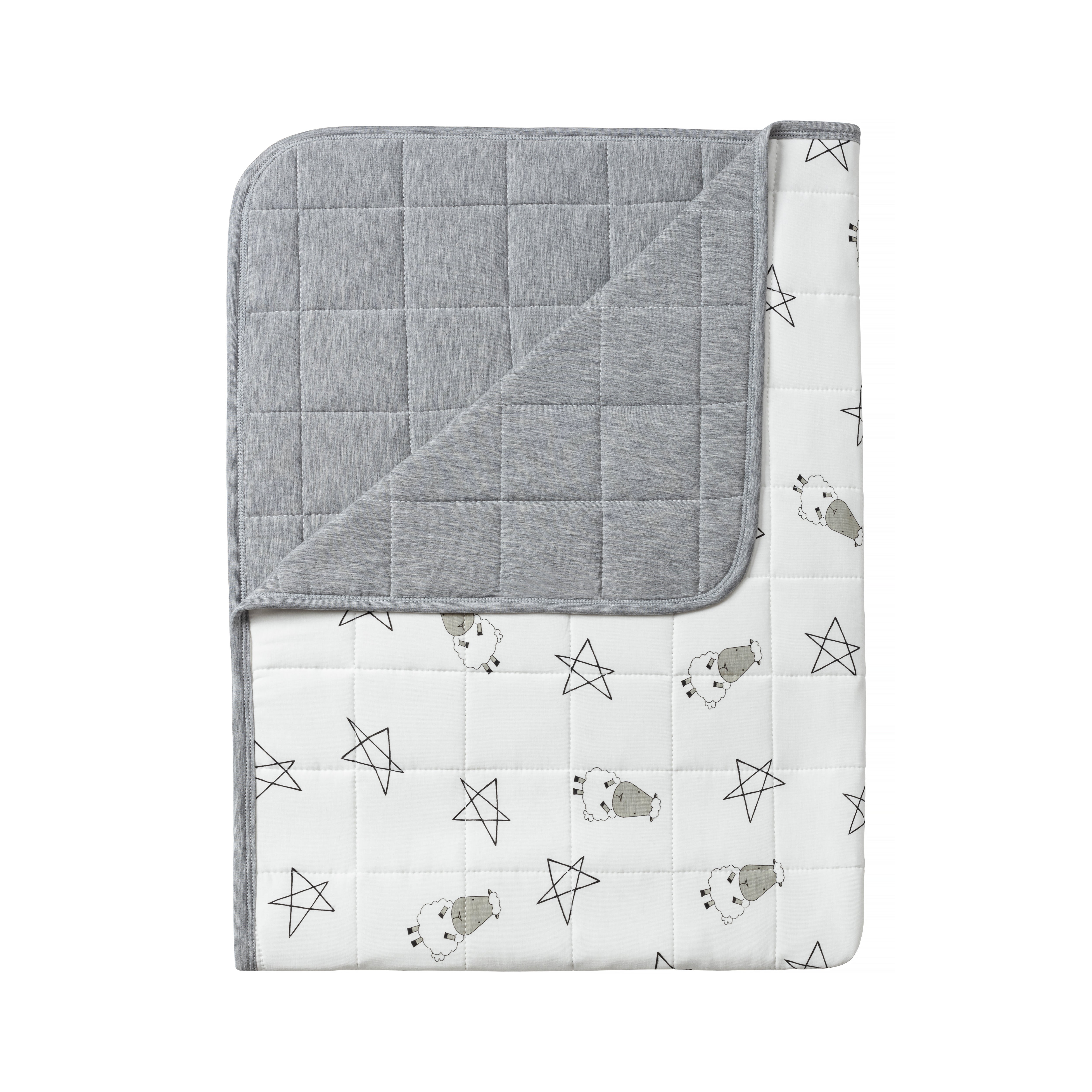 Quilt Big Star & Sheepz White Adult (160 x 210 cm)