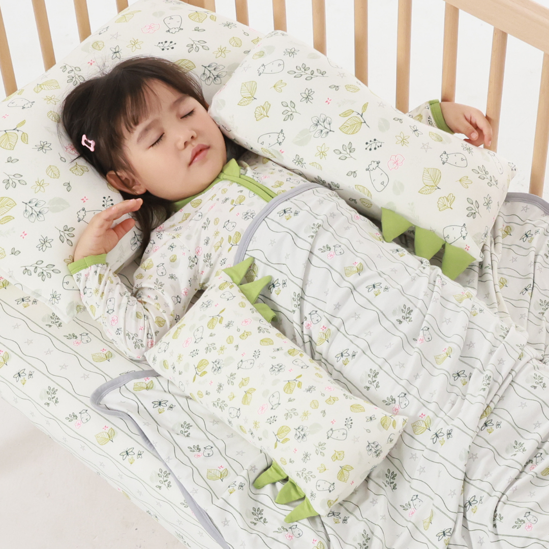 Bed-Time Buddy™ Case Dream Garden B Cream with Color tag - XL