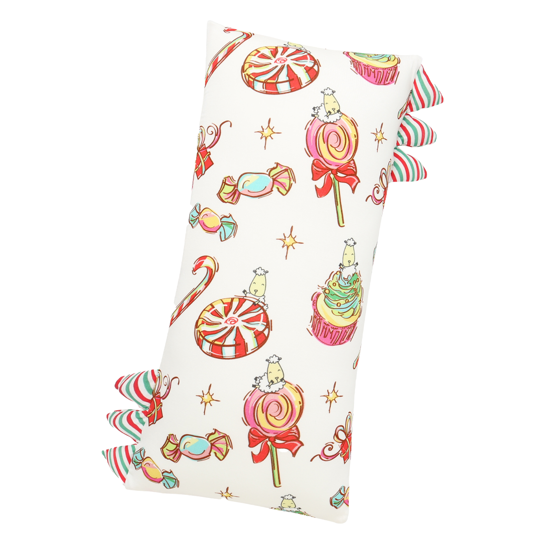 Bed-Time Buddy™ Christmas 3 White with Stripe tag - Medium (size 18x38cm)