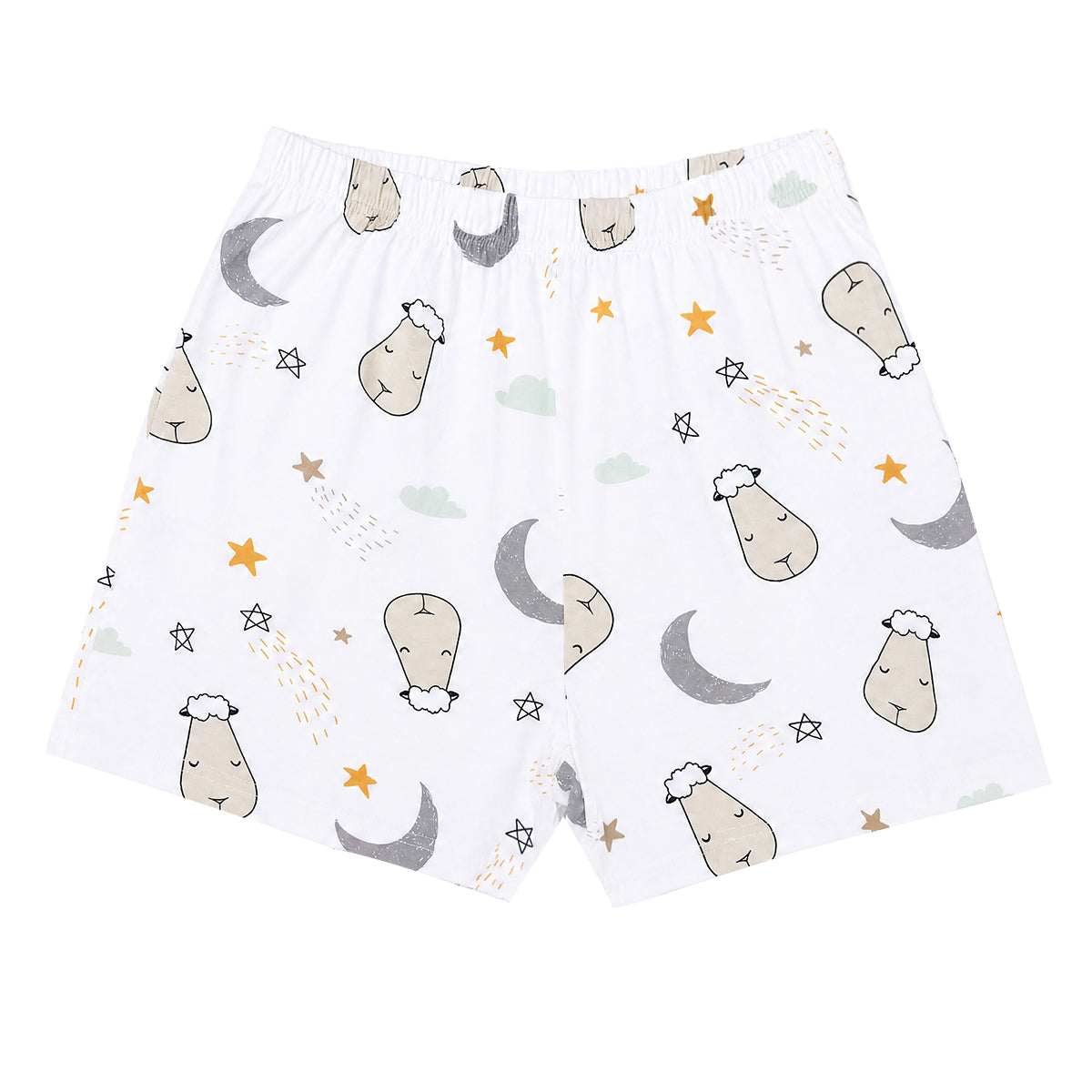 Women Short Goodnight Baa Baa White