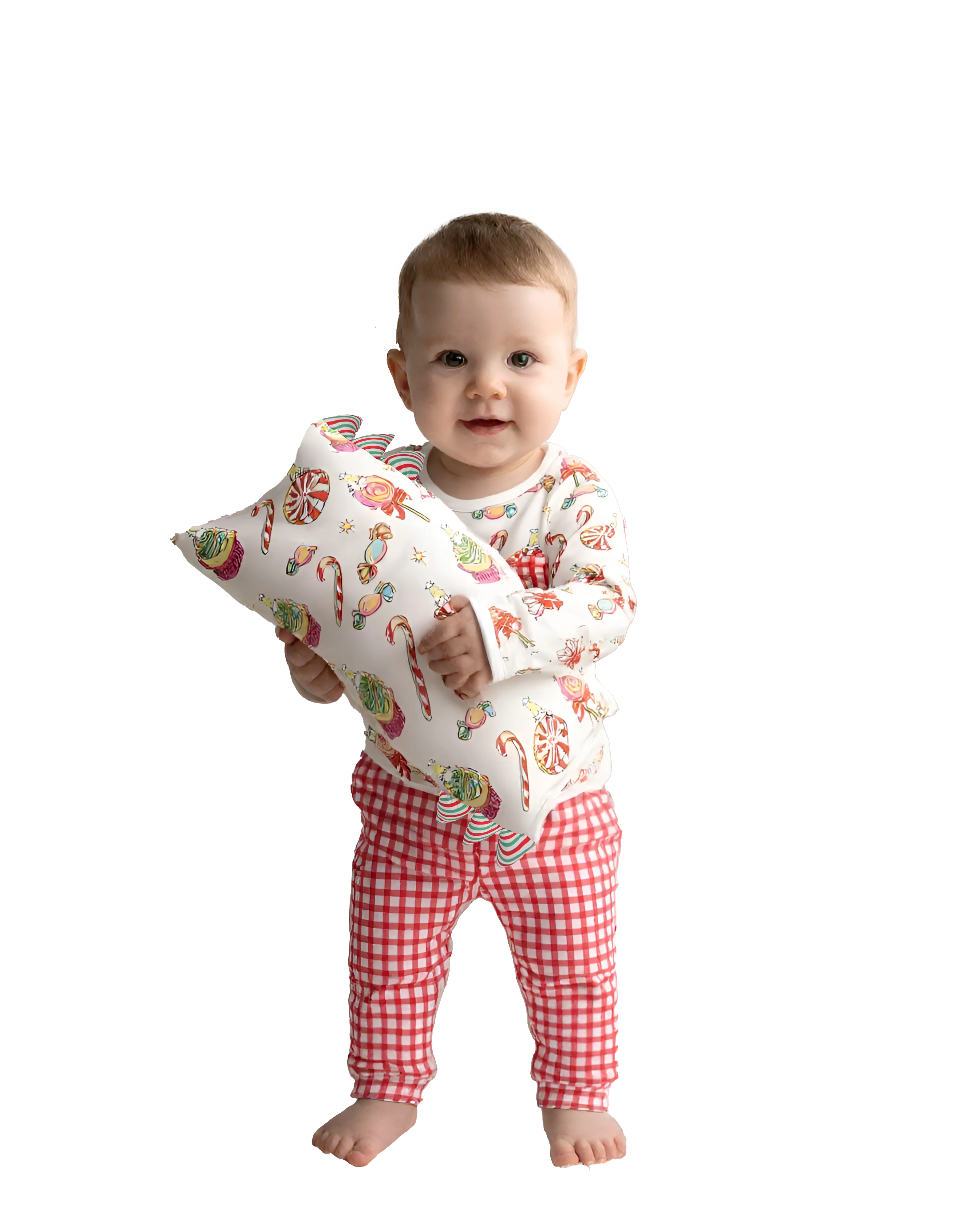 Bed-Time Buddy™ Christmas 3 White with Stripe tag - Medium (size 18x38cm)