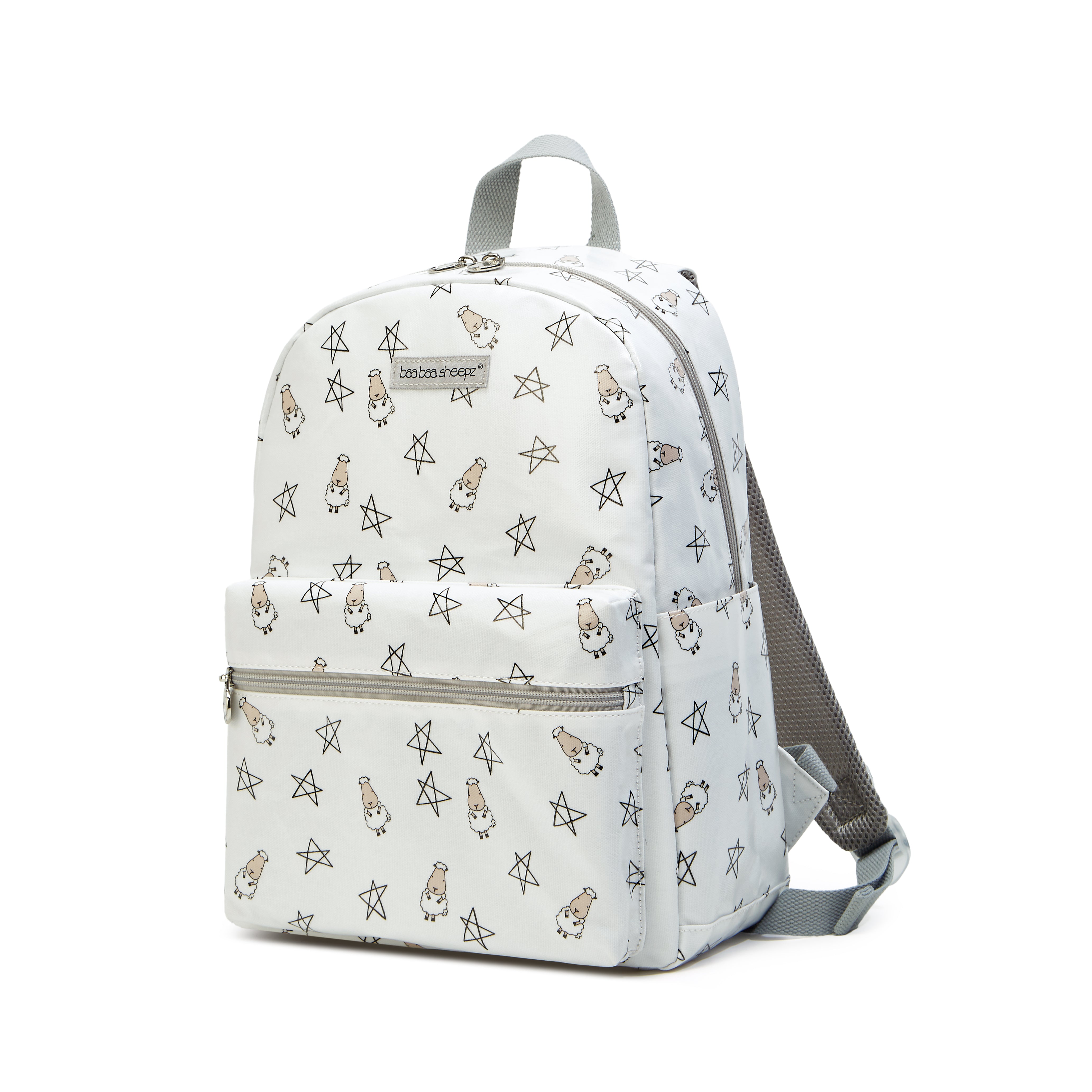 Baa Baa Sheepz Backpack Small Star & Sheepz White - Jumbo