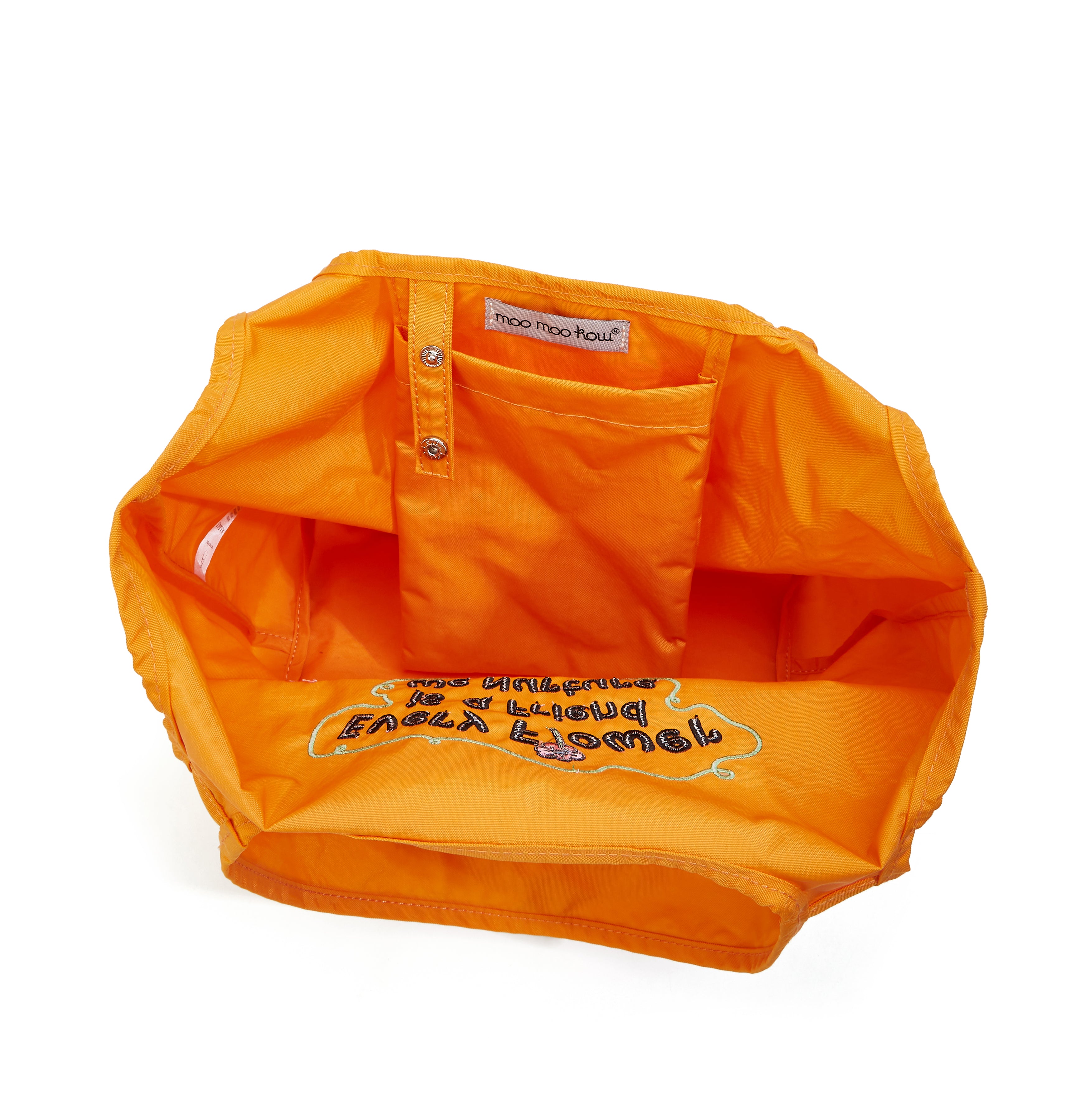 Moo Moo Kow Shopping Bag 008 Orange - Small
