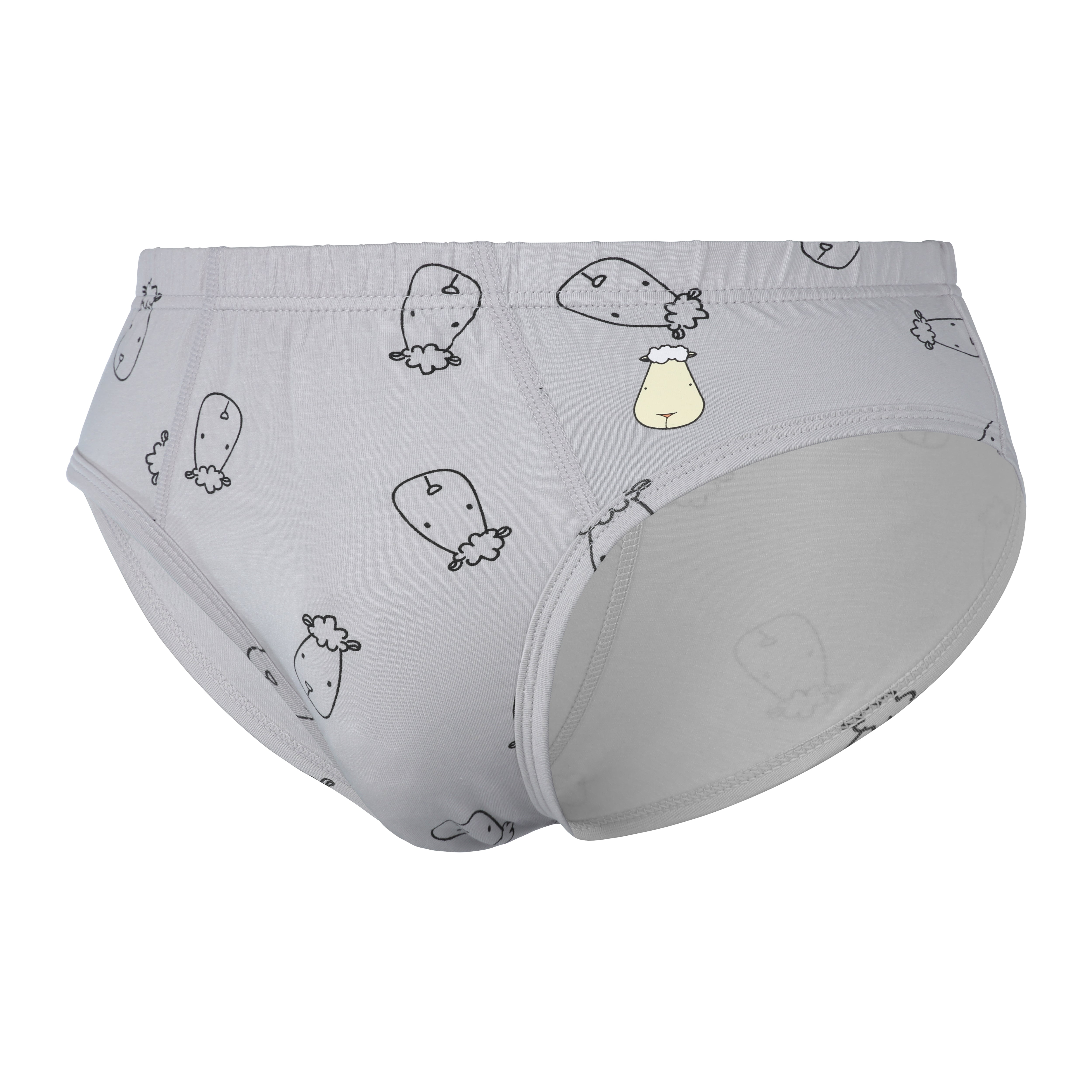 Boys Briefs A001 Cool Grey-M
