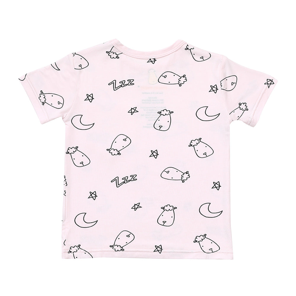 Short Sleeve Shirt Sweet Dreams Baa Baa Pink + Shorts Sweet Dreams Baa Baa Pink