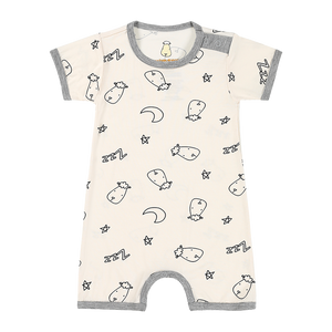 Romper Short Sleeve Sweet Dreams Baa Baa Yellow