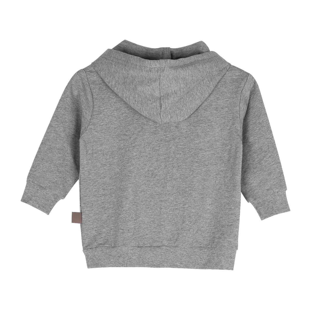 Unisex Long Sleeve Hoodie Happy Sleep Grey