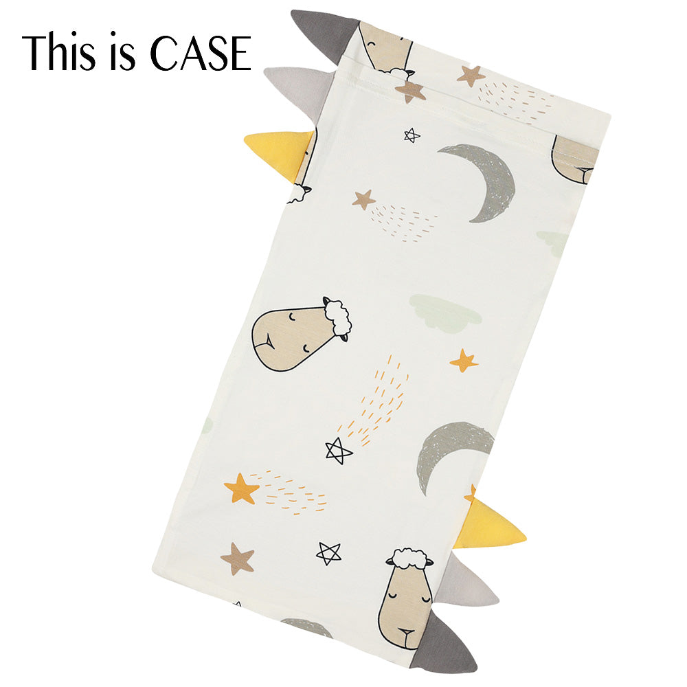 Bed-Time Buddy Case Goodnight Baa Baa White with Color tag - Small