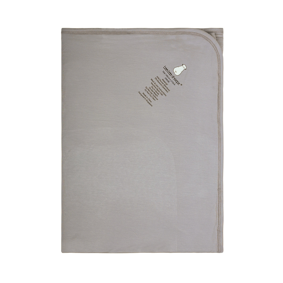 Double Layer Blanket Goodnight Baa Baa White Adult