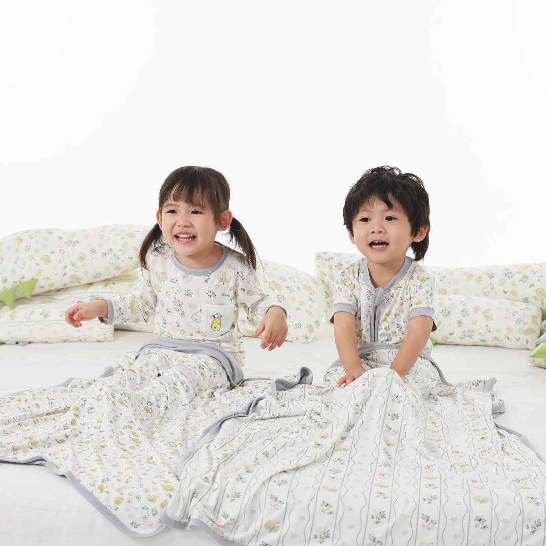 Single Layer Blanket Dream Garden B Cream - 4T